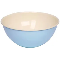Riess Obst- und Salatschüssel Ø30cm 4,5L Pastell Blau Emaille