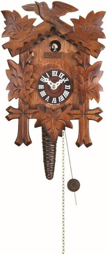 Trenkle Analoge Wandklok voor Volwassenen - Walnoot - Hoogte: 24 cm