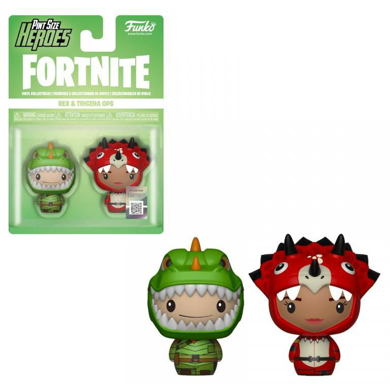 Funko Pint Sized Heroes Fortnite Rex & Tricera Ops verzamelbare figuren 2-pack