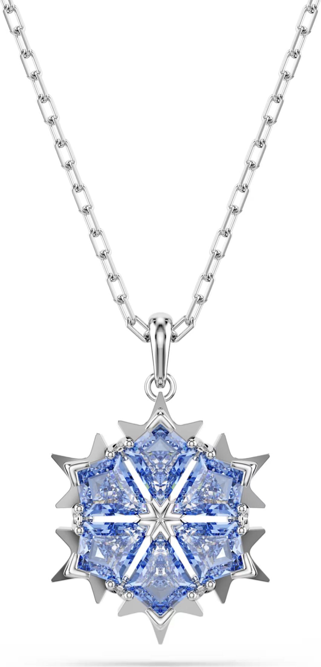 Swarovski Magic Snowflake riipus, vaalea metalli ja siniset kristallit 5735399