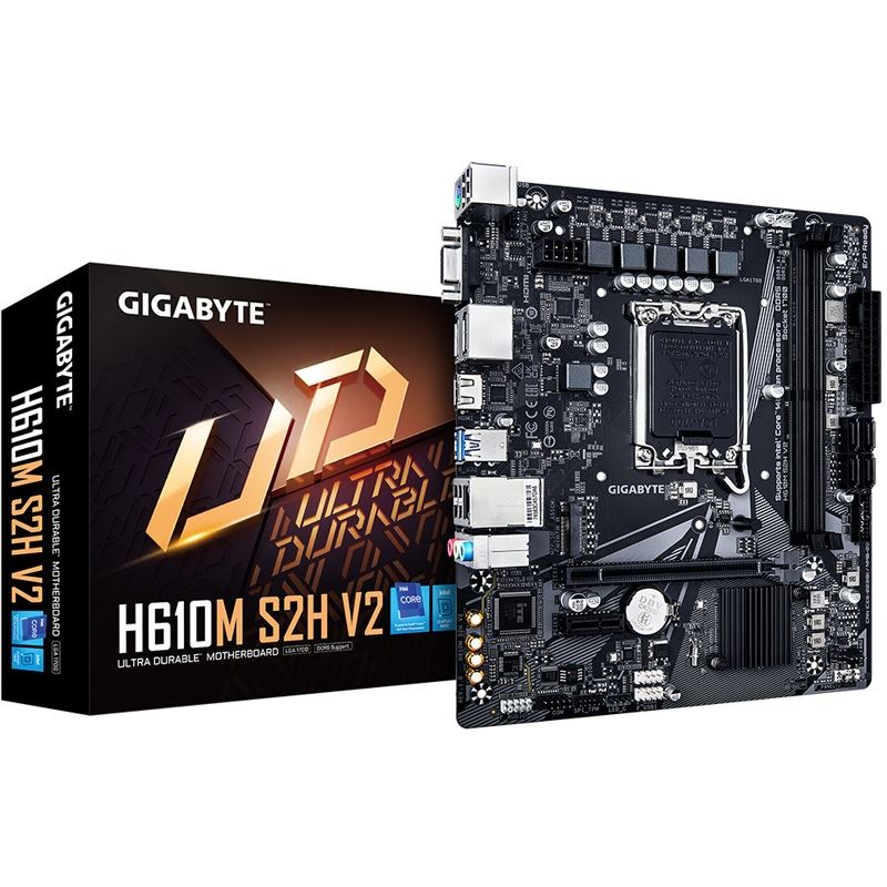 Gigabyte H610M S2H V2 Intel H610 So.1700 DDR5 mATX Retail