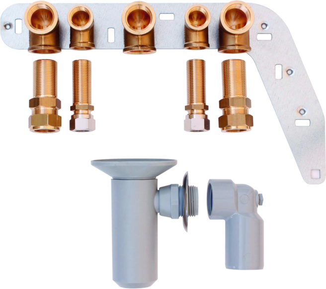 Vaillant ecoTEC Installations-Set 0020201896 RP 3/4, Unterputz, Rohbaukonsole