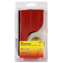 3M ScotchCode SLW Spender mit 70 Kabelmarkierern, beschriftbar