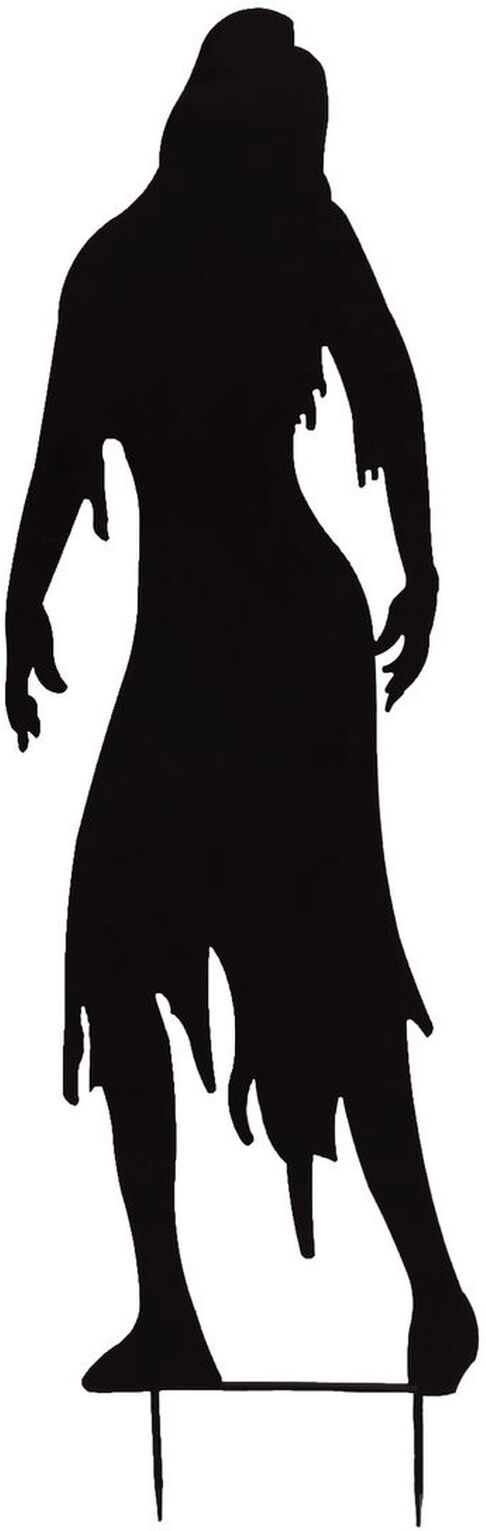 Europalms Silhouette Metall Zombie Frau, 135cm