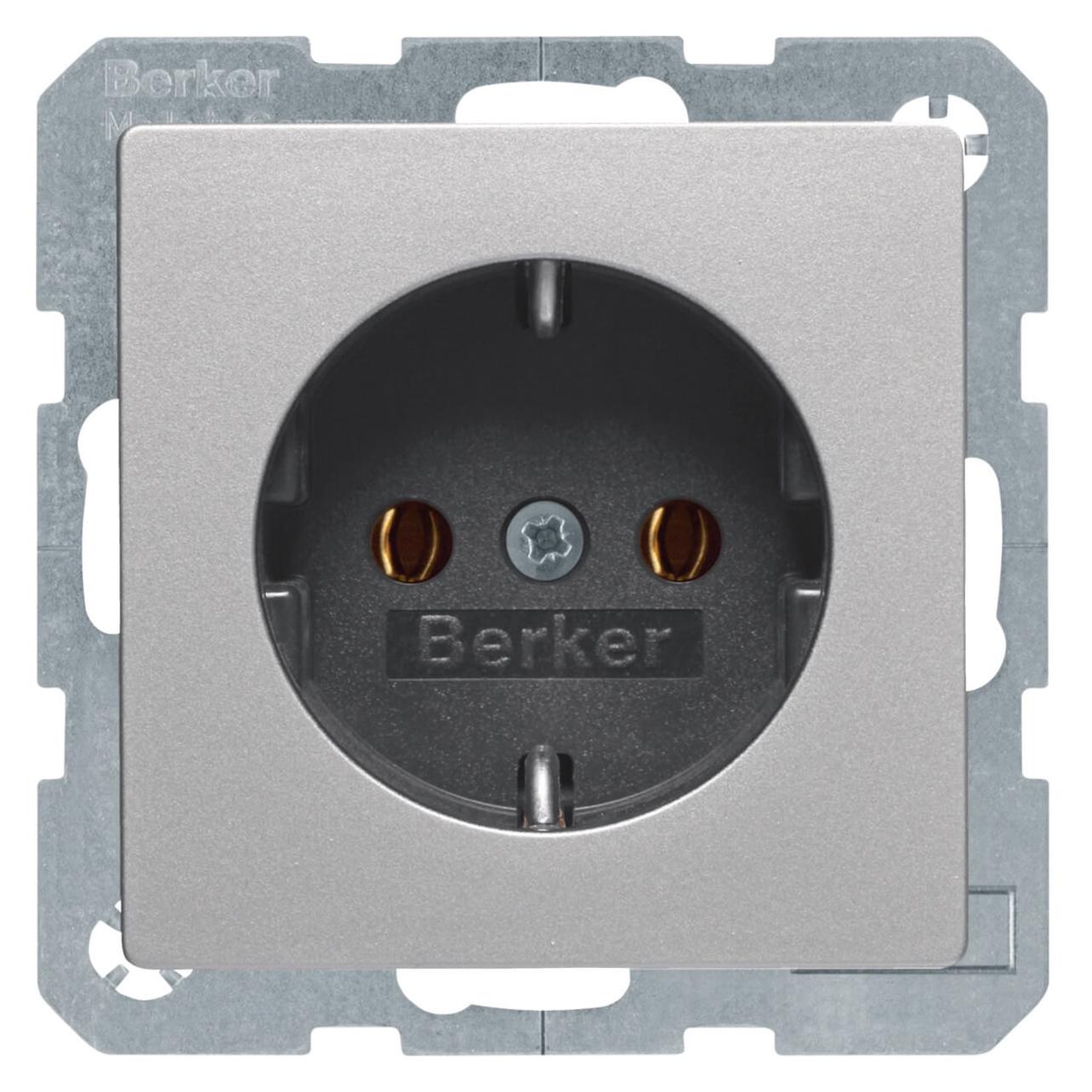 Berker Steckdose SCHUKO alusamt 47436084 Q.1/Q.3/Q.7 (47436084)