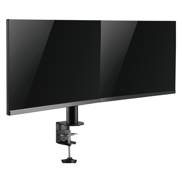 LogiLink 2-Fach Monitorhalterung 17 - 32"Ärmlaenge verstellbar (Tisch, 32", 12 kg) (BP0106)