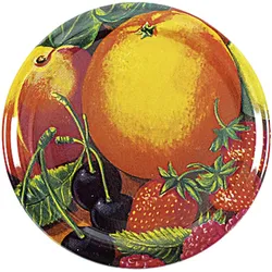 6x Dosen-Zentrale Twist-off Deckel Obst pasteurisationsfest Ø66mm, Einmachgläser