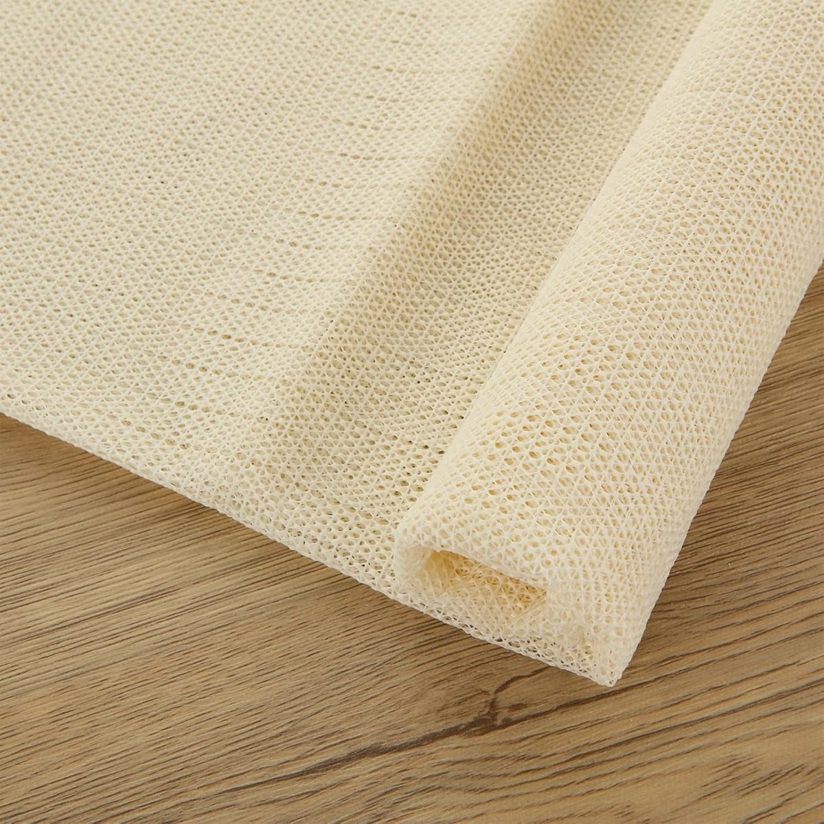 Beige antislipmat voor tapijt, meubels en planken, snijbaar, 200 x 300 cm