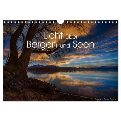 Licht über Bergen und Seen (Wandkalender 2027 DIN A4 quer), CALVENDO Monatskalender