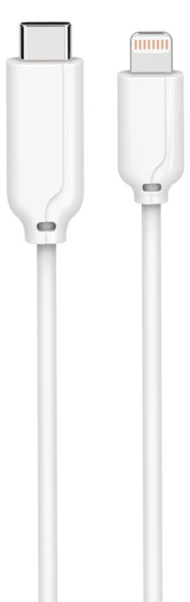MicroConnect USB3.1CL3 oplaadkabel met Lightning en USB-C, 3 meter, Wit