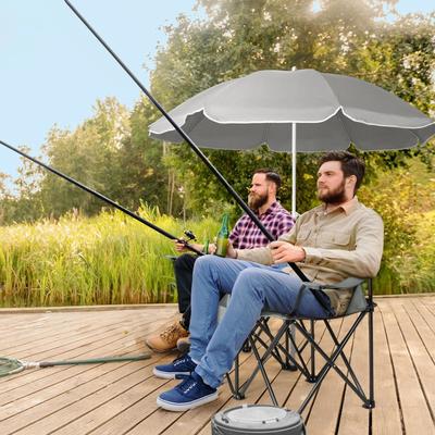Folding Beach Chair With Portable Umbrella Set Durable Patio Outdoor Furniture For Relaxation Folding Beach Chair With Portable Umbrella Set Durable Patio Outdoor Furniture For Relaxation