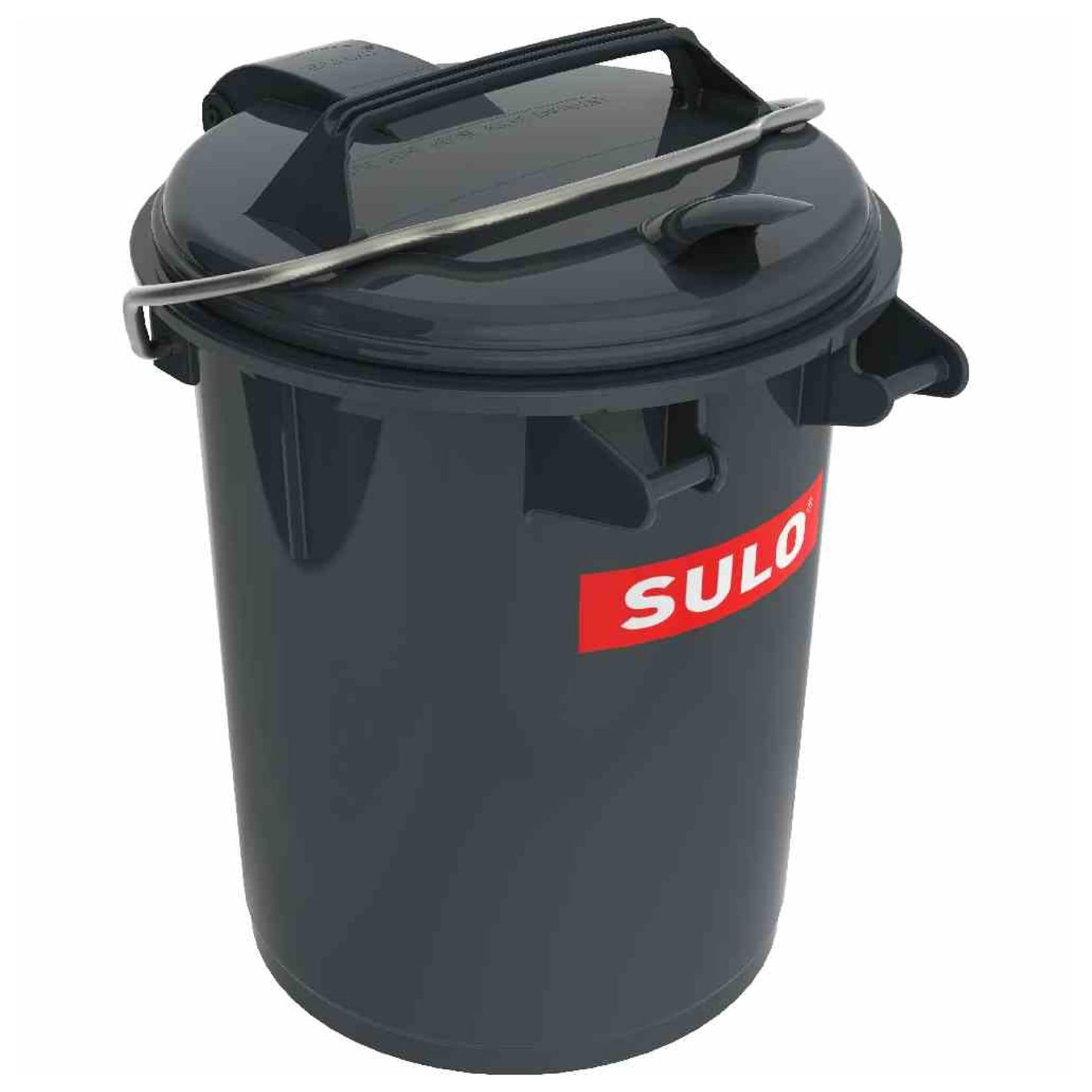 Sulo Systemmülleimer 35l grau Kunststoff, m.Alu-Bügel