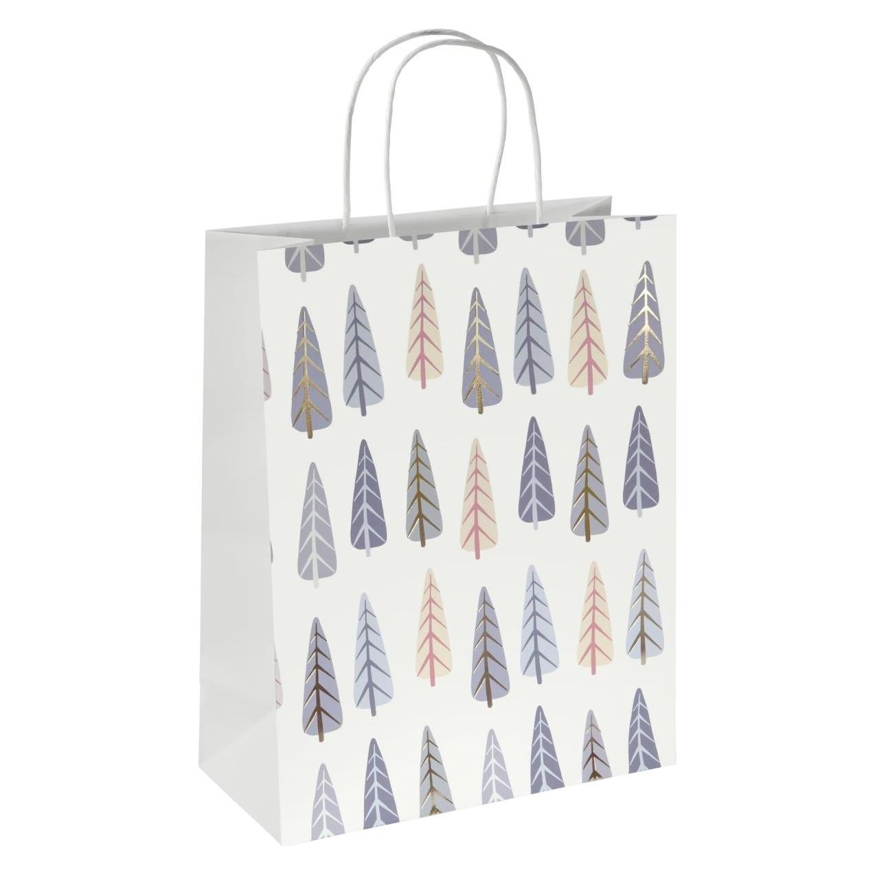 Sigel 5 Geschenktaschen Pine trees Motiv 26,0 x 33,0 cm (5x) (GT123)