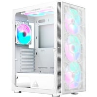 X3 MESH , Tower-Gehäuse weiß, Tempered Glass