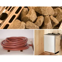 Weka Saunaofen-Set 10 inkl. 5,4 kW Kompakt-Ofen, Saunasteine, integrierte Steuerung