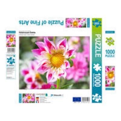 CALVENDO Puzzle Halskrausen-Dahlie | 1000 Teile Lege-Größe 64x48cm Foto-Puzzle für glückliche Stunden