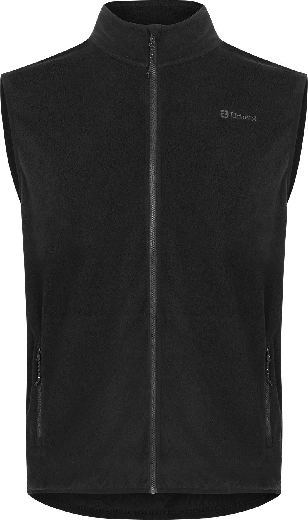 Urberg Men's Thin Mid Layer Fleece Vest Black Beauty S