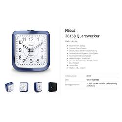 Mebus 26158 Quarz Wecker Blau