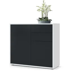 KOMMODE Ben Front in Schwarz matt
