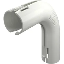 OBO 2154064 Quick-Pipe-Bogen 90° M20 Polypropylen reinweiß RAL 9010 3000 BMS M20 RW  - 5 Stück