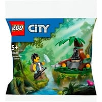30665 City Dschungelforscher mit Baby-Gorilla, Konstruktionsspielzeug Polybag