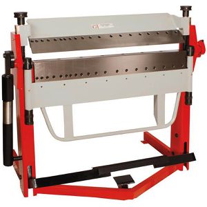 Holzmann Abkantbank AKM1270PS, mit segmentierter Biegeeinheit, bis 2 mm Blechstärke, 135° Biegewinkel, Arbeitsbreite 1270 mm