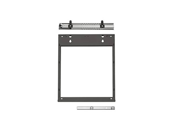 Peka Küchenunterschrank-Auszug Slim mit Soft-Stopp Vollauszug, für schmalen Küchenschrank LH 610mm, Stahl anthrazit