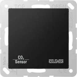 Jung CO2A2178BFSWM KNX CO2-Sensor, Thermoplast lackiert, Serie A, graphitschwarz matt