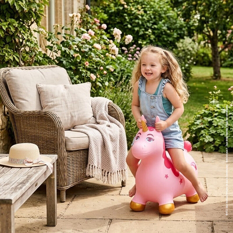 Ballon sauteur : Licorne magique - Ludi