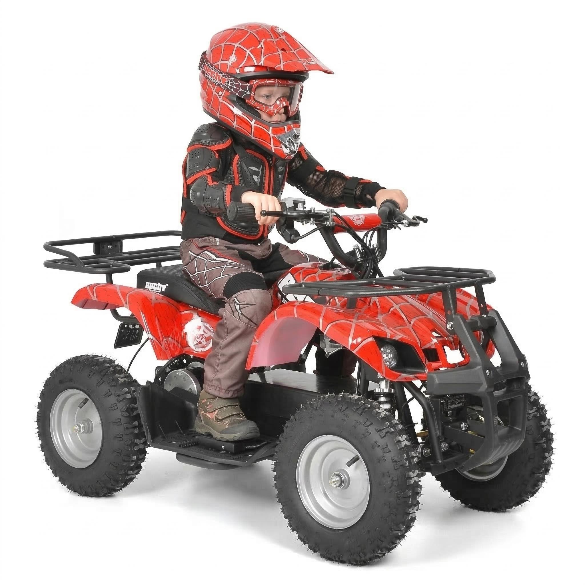 HECHT 56100 Kinder Quad Elektro | 1000W | bis 25km/h | bis 65kg | Scheibenbremsen | 36V | 12Ah Akku
