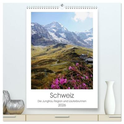 Schweiz (hochwertiger Premium Wandkalender 2026 DIN A2 hoch), Kunstdruck in Hochglanz