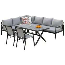 Gardissimo Alu Garten Ecklounge / Sitzgruppe "Jolena",,