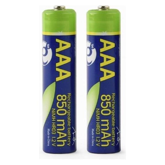 Gembird EG-BA-AAA8R-01 Haushaltsbatterie Wiederaufladbarer Akku AAA Nickel-Metallhydrid (NiMH) (2 Stk., AAA, 850 mAh) (EG-BA-AAA8R-01)