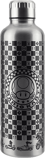 Botella - Sherwood Mario Kart, 500 ml, Acero inoxidable, Bebidas frías y calientes