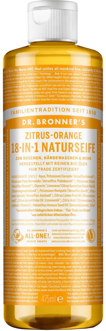 475ml DR. BRONNER'S MAGIC SOAP Citrus