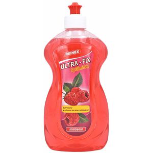 Reinex Spülmittel Ultra-Fix, Himbeer, höchste Fettlösekraft, Flasche, 500 ml