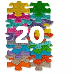 Muffik: Mini-Set - Sensorischer Orthopädischer Teppich mit 20 Teilen.