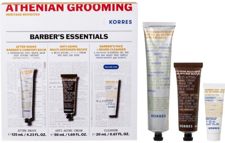 Korres Athenian Grooming Barber’s Essentials Set