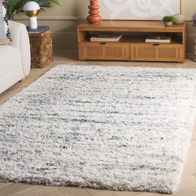 SAFAVIEH Fontana Shag Ambrosia Modern Abstract 2-inch Thick Rug