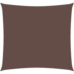 vidaXL Sonnenschirmsegel, quadratisch, Oxford-Stoff, 2,5 x 2,5 m, braun, Modell Patio Infinity