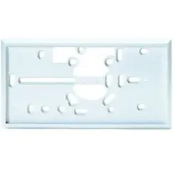 Eberle 007632439000 Adapterrahmen aus Kunststoff RAL 9010. Zu verwenden für easy 3 Uhrenthermostate ARA easy