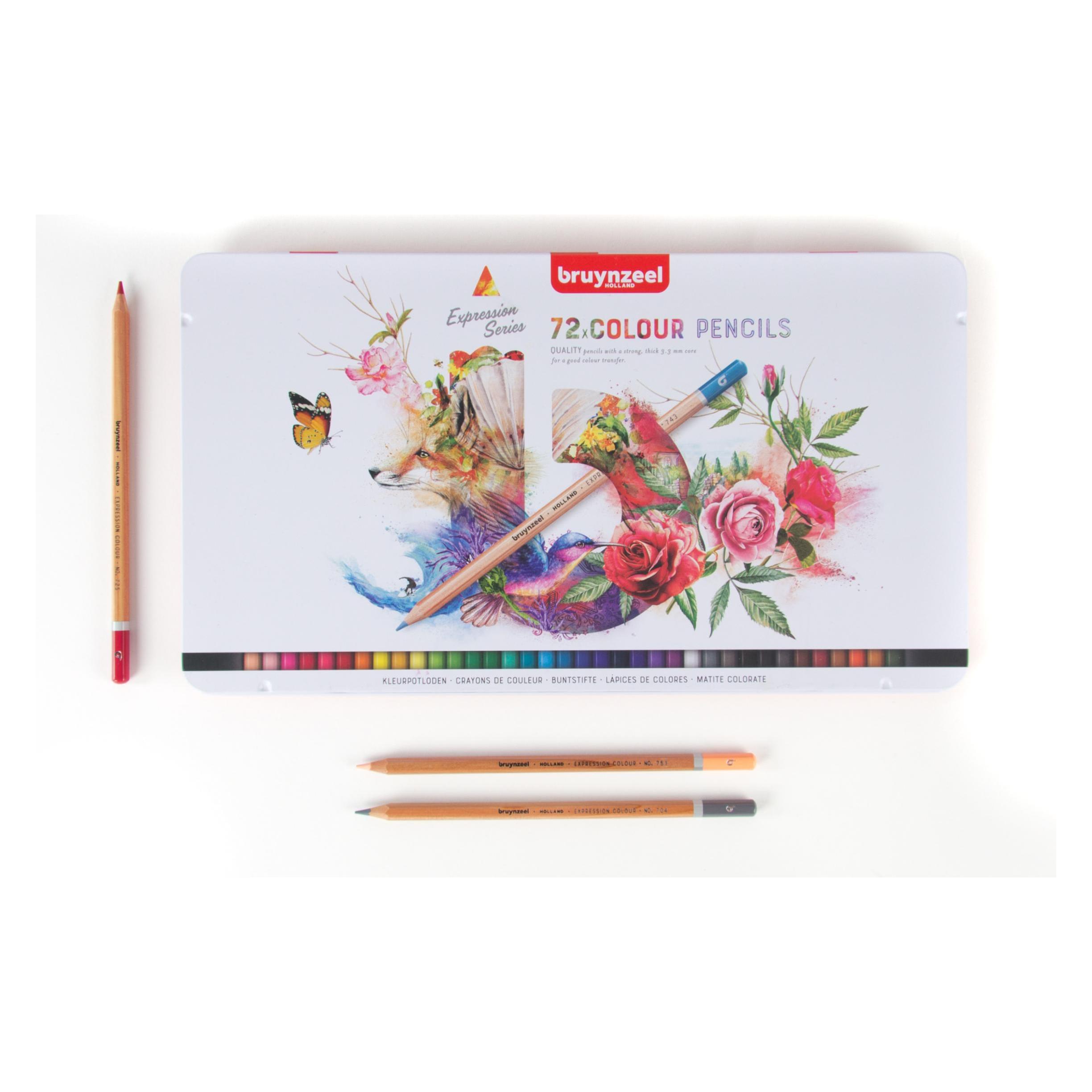 Bruynzeel Farbstifte Expression Colour Metalletui, 24 Stück (24x) (60312024)