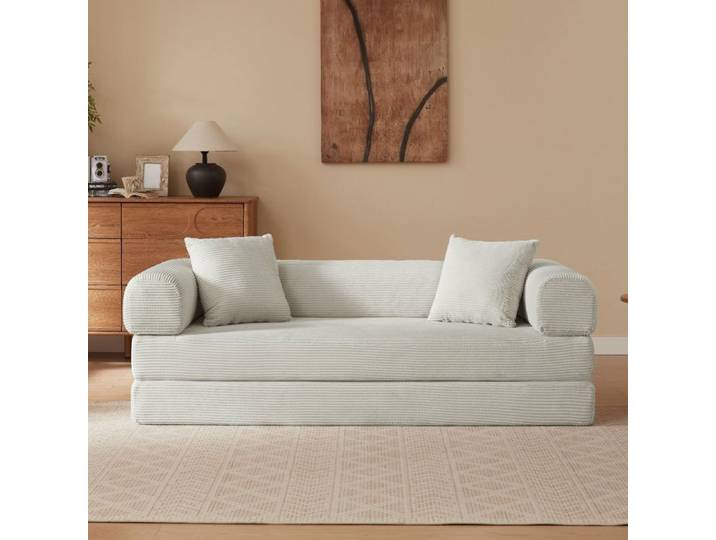 Canapé combiné sans cadre canapé-lit convertible canapé de sol tatami pour salon chambre et appartement