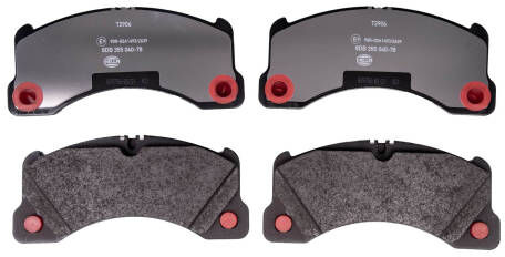 HELLA 8DB 355 040-781 Brake pad set