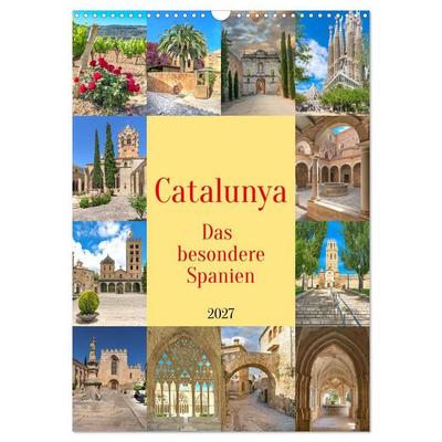 Catalunya, das besondere Spanien (Wandkalender 2027 DIN A3 hoch), CALVENDO Monatskalender