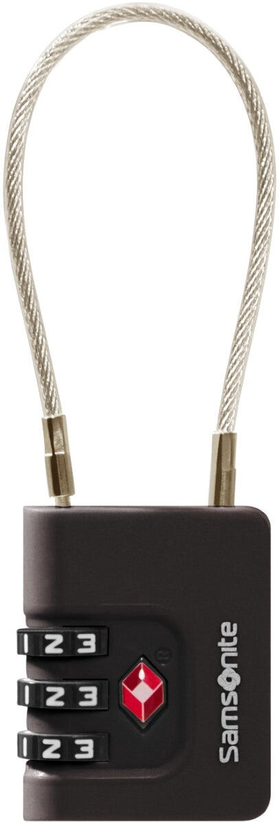 Samsonite TA Revolution Cablelock 3 Dial TSA - Black