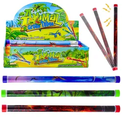 Akustik Sound Tube Dinosaurier Lichter Bunt 40cm Mix