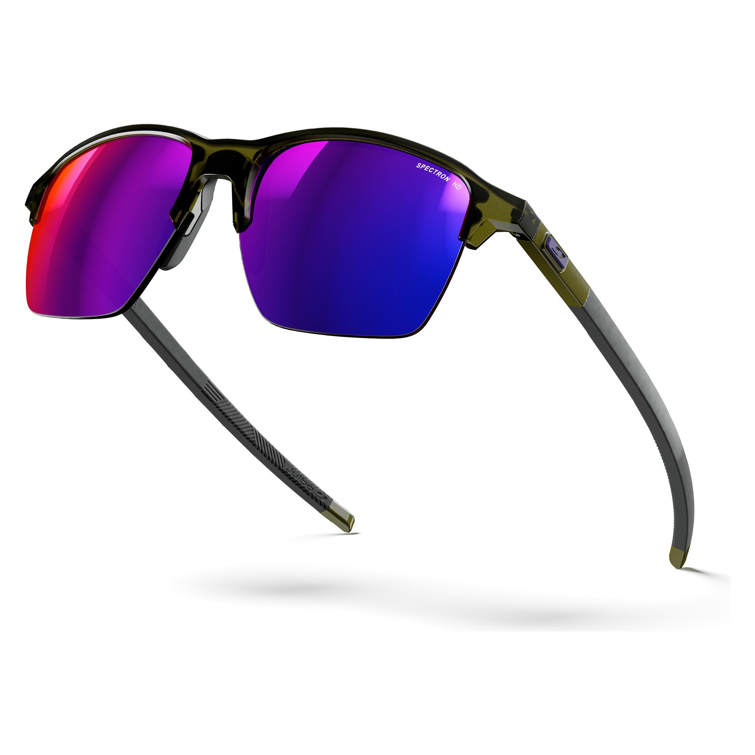 Julbo Crossline Spectron 3 - Sonnenbrille (Braun, Grau Durchscheinend Glänzend, Olive, Blau, Pink, Purple, Schwarz-zinnoberrot) (J5891545)