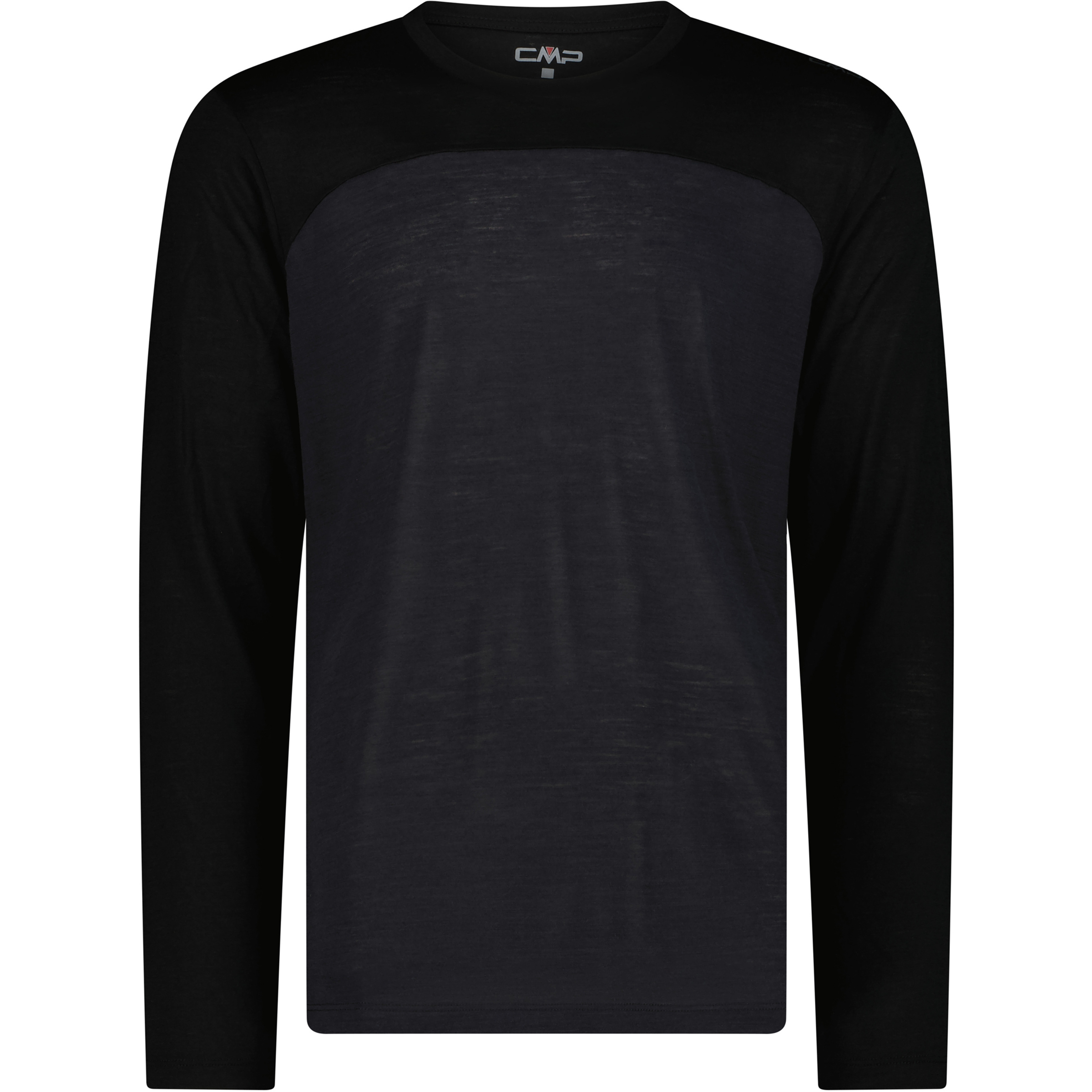CMP Kildar Herren Longsleeves schwarz Größe 4XL Trekking Hautfreundlich Merinowolle
