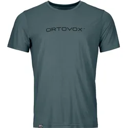 Ortovox, Herren, Funktionsshirt, 150 COOL BRAND TS (S), Grau, Blau